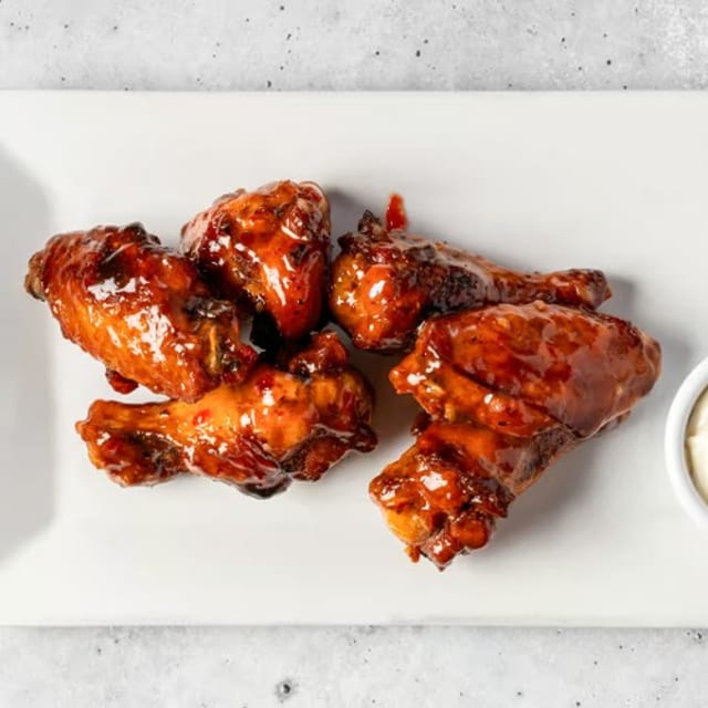 Wood Fire Wings (6 Pieces).