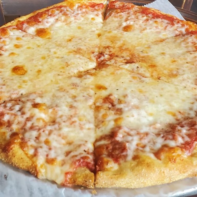 Savor our cheese pizza