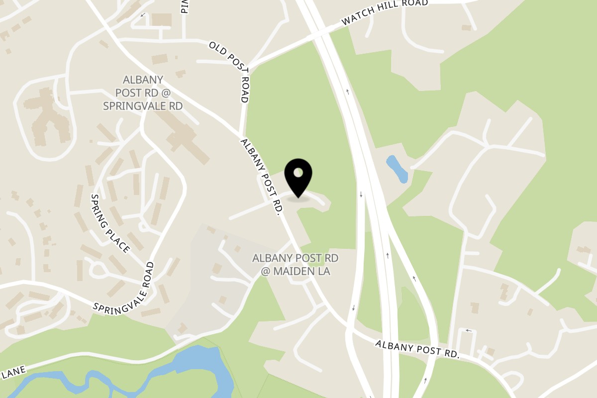 Map showing the location of Franco Martini Bar & Restaurant on 2025 Albany Post Rd in Croton-On-Hudson